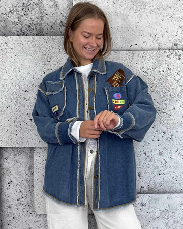 Cabana Living BRONTOS K 436 Denim skjorte - jakke